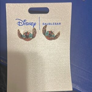 Disney x BaubleBar Blue Stitch Character Stud Earrings